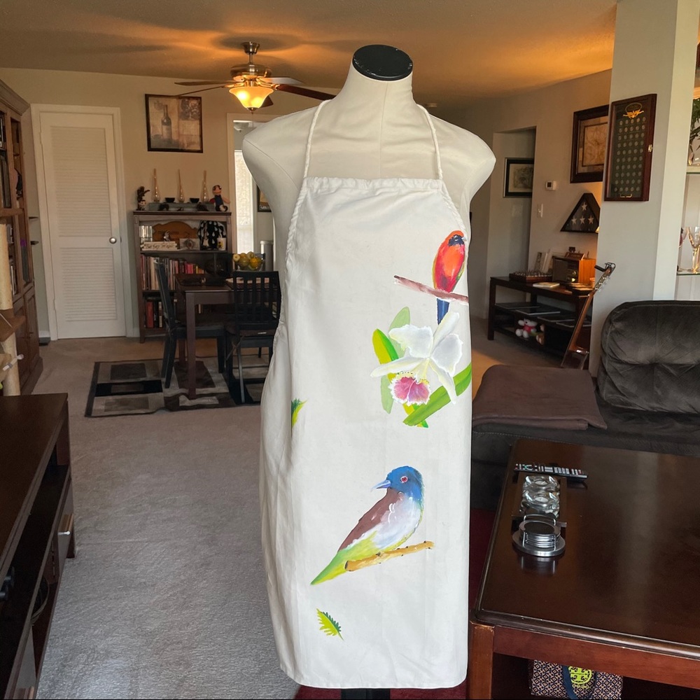 Apron - Craft print by hand.